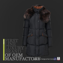 2017 European Winter Jacket For Women Trendy Down Jacket Woman Wear Fur Collar